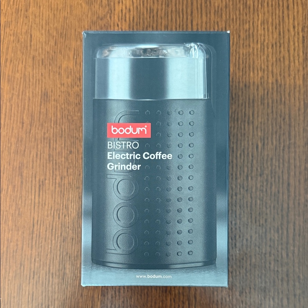 Bodum Bistro Coffee Grinder - Matte Black - Unopened
